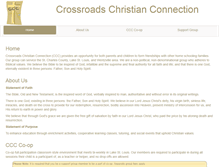 Tablet Screenshot of crossroadschristianconnection.net